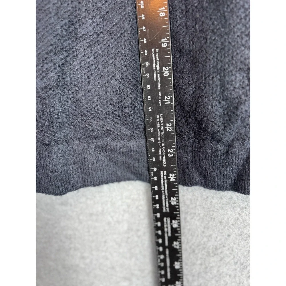 Abercrombie & Fitch Sweater Womens XS Textured Knit Pullover Asymmetrical Zip